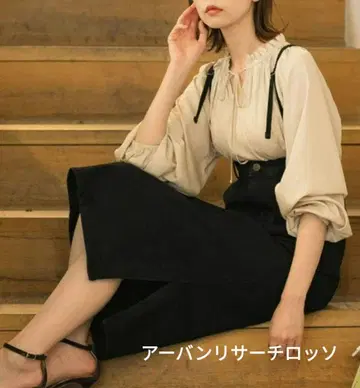 별주 Lee x ROSSO 데님 롱 스커트 M 어반리서치 로쏘