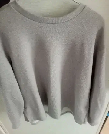 크루넥 니트 풀오버