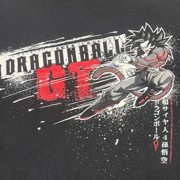 [공식 태그] 드래곤볼 GT 티셔츠 애니메이션 페이드 USA 기획