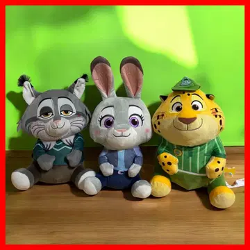 [ 3종 ] 주토피아 2개 꼬옥 붙은 BIG 봉제 인형 세트