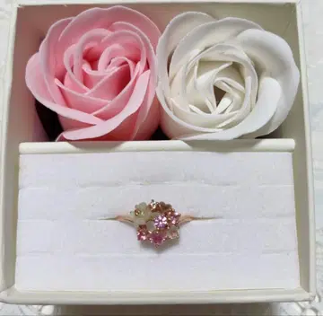 사만다 티아라 플라워 부케 반지