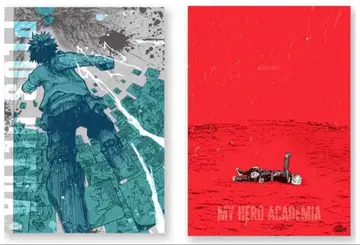 나의 히어로 아카데미아 원화전 A2 아트 포스터 힘내