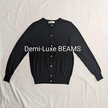 Demi-Luxe BEAMS 울 가디건 블랙