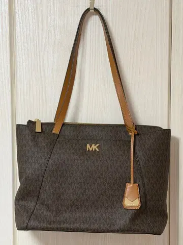 마이클코어스 토트백 브라운