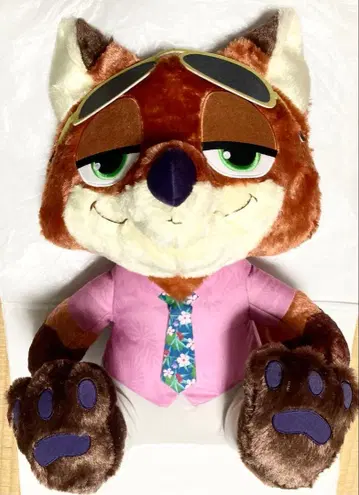 디즈니 주토피아 2 슈퍼 라지 봉제 인형 닉 와일드