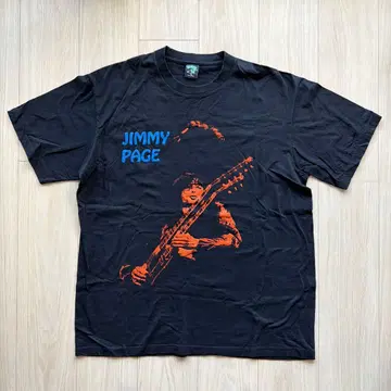 지미 페이지 jimmy page 블랙 밴딩 티셔츠