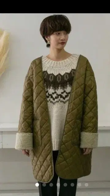 퀼팅 코트 퀼팅 자켓 KBF