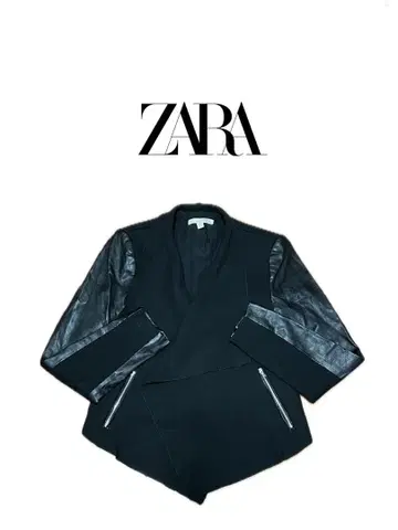 ZARA 자라 가죽 재킷 인조 가죽 재킷