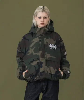 XLARGE 카모 패턴 나일론 자켓