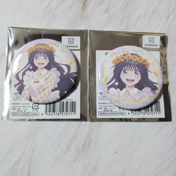 트레이딩 캔뱃지 몽환룩 와구리 카오루코 2개 세트