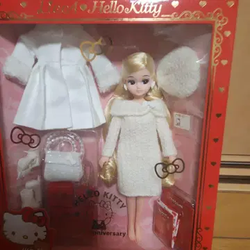 리카짱 x 헬로키티 45th 기념일 인형