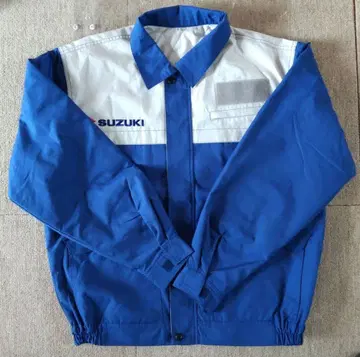 미사용 새상품 SUZUKI 정품 방한 점퍼 LL 사이즈 블루종 츠나기