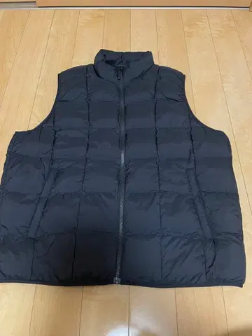 단 한 번 사용 2025년 UNIQLO 퍼프 테크 베스트 블랙 X L