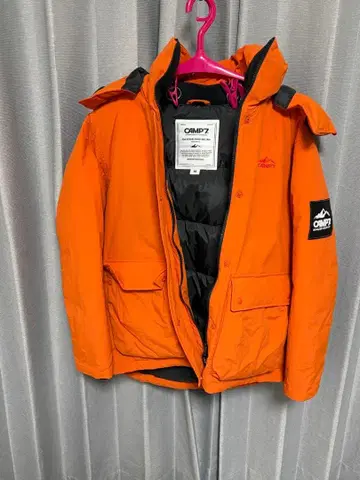 CAMP7 오렌지 다운 자켓