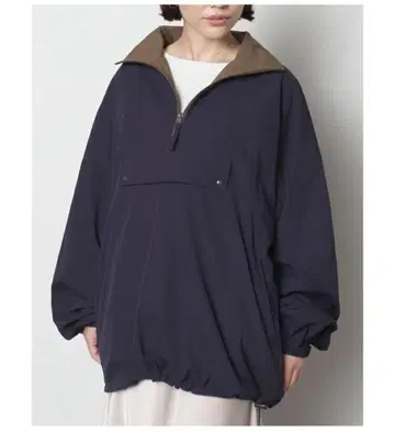 레어 컬러 네이비 saya MERI 아노락 후드티 미