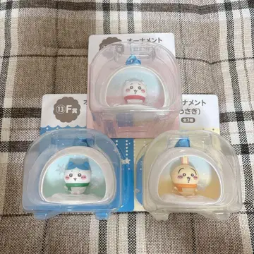 에니마이 복권 F상 오너먼트 치이카와 하치와레 토끼 컴플리트