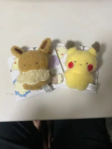 포켓몬 포근포근 손바닥 마스코트 이브이 피카츄