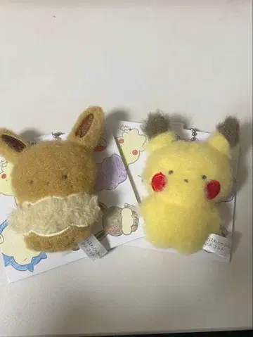 포켓몬 포근포근 손바닥 마스코트 이브이 피카츄