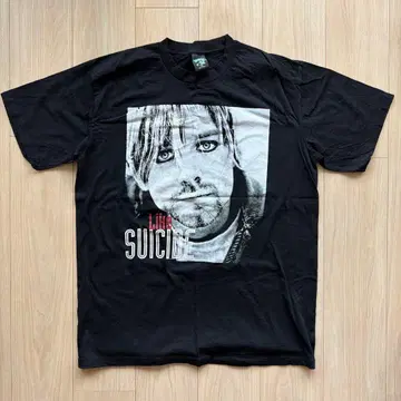 NIRVANA 밴드 T셔츠 블랙 블랙 페스티벌