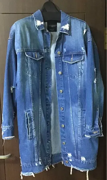 ZARA 데미지 데님 자켓 S