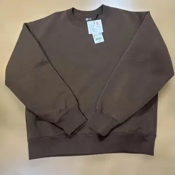 UNIQLO C 브라운 오버 사이즈 맨투맨 셔츠 S