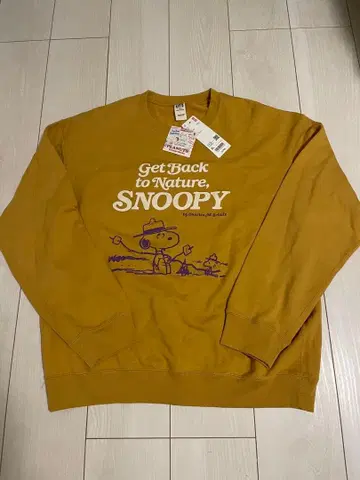 새상품 유니클로 스누피 피너츠 맨투맨 XL