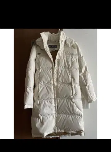[컨디션 최상] 컬럼비아 롱 다운 코트 화이트