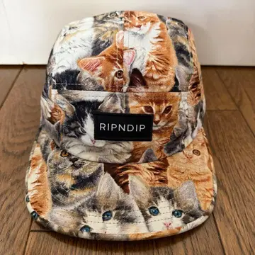 RIPNDIP 고양이 패턴 캡 cap