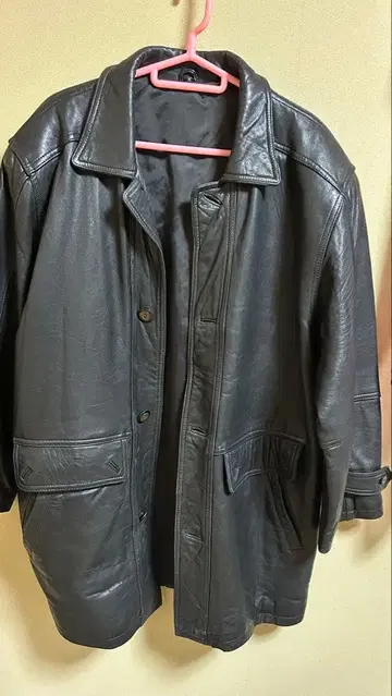 양가죽 [ 겉감 ] 롱 자켓