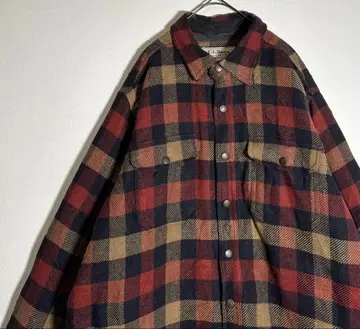 L.L.Bean 엘엘빈 울 퀼팅 충전솜 플란넬 셔츠