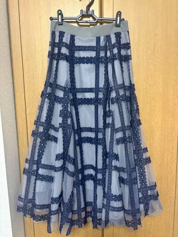 snidel 튤 자수 스커트 21 봄/여름