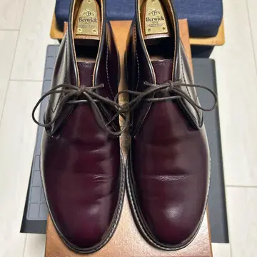 [새상품급] Berwick 370ROVI 처카 부츠 26cm 버건디