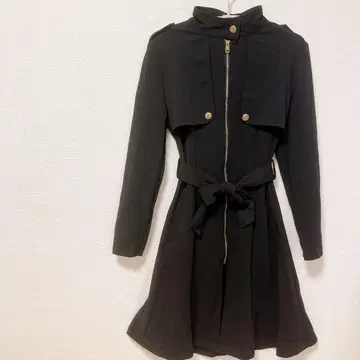 레어 단 하나뿐인 Love Tree [ S ] 러브트리 코트 리본 블랙