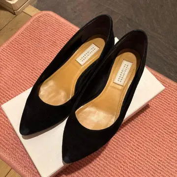 새상품급 매킨토시 철학 플랫슈즈 블랙