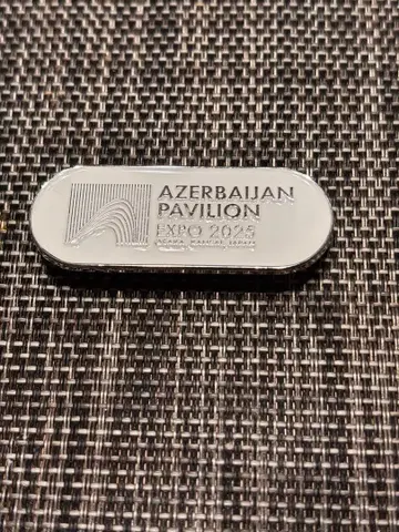 EXPO2025 오사카 만박 핑 배지 아제르바이잔관