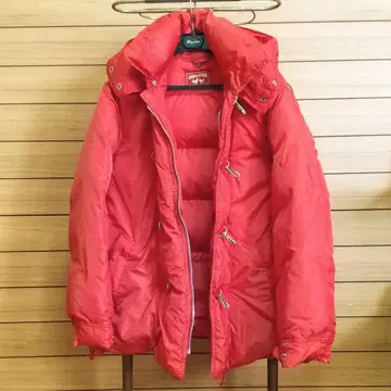 [레어] 45rpm 후드 부착 다운 자켓 빨간색 레드