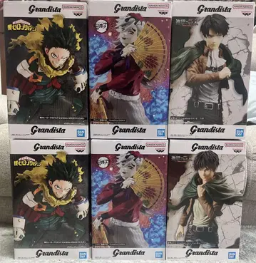 인기 프라이스 피규어 묶음 판매 6개 세트 귀멸 진격의 거인 히로아카