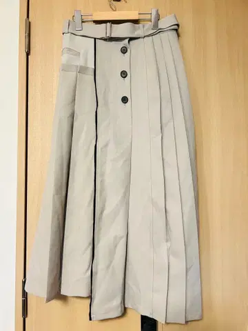 UNITED TOKYO 아지메 프린티드 롱 스커트 아이보리 2