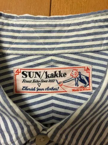 새상품에 가까운 산카케이 긴팔 셔츠 오자키 유히 히든 버튼다운 M