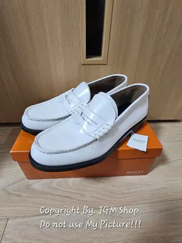 HARUTA 906 코인 로퍼 화이트 27cm 초레어!!