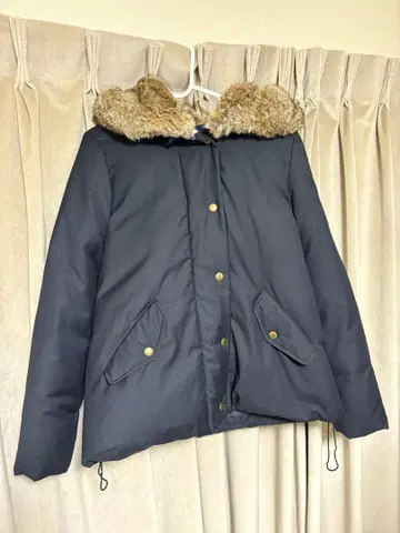 ships 빅 후드 숏 다운 38 네이비 프렌치 다운