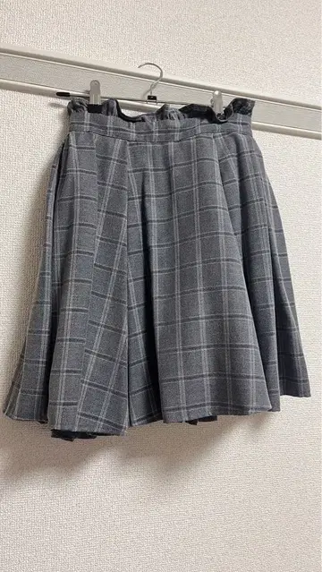 evelyn 체크 스커트