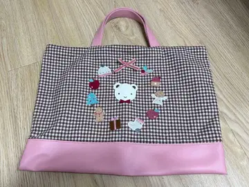 파밀리아 familiar 크리스마스 홀리데이 레슨백 토트백