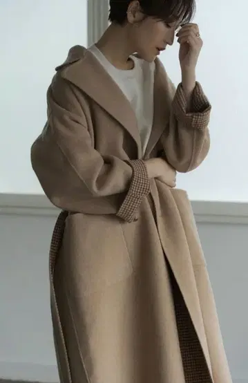 새상품급 regleam 리글림 리버서블 체크 코트