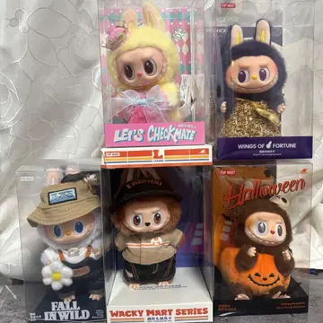 POPMART 러브브 더 몬스터즈 봉제 인형 5개 세트