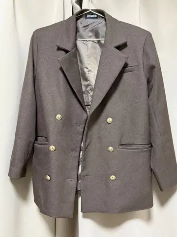 JUSTANOON 더블 브레스트 자켓