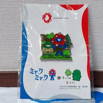 [주말 한정 가격!] 오사카 엑스포 미야쿠미야쿠 모리조 콜라보 핀 배지