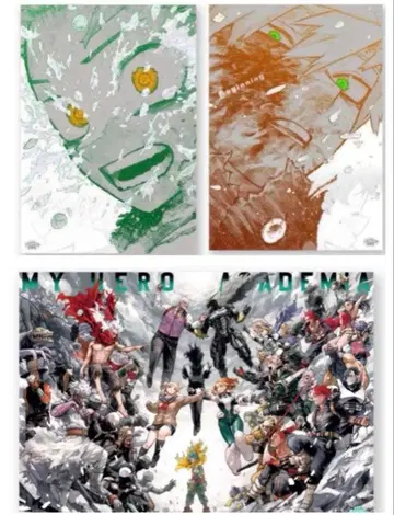 히로아카 원화전 A2 아트 포스터 B2 키 비주얼 포스터 세트