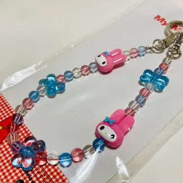 산리오 LOWRYS FARM 마이멜로디 모바일 스트랩 핑크