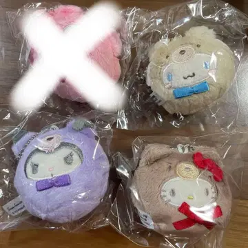 산리오 캐릭터즈 오뚝이 봉제 인형 마스코트 라떼곰 버전